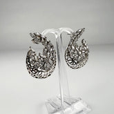 Cercei ear cuff zirconia cu fluture din argint 925 - vedere 1