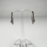 Cercei creole argint 925 cu zirconia - 20mm - vedere 1