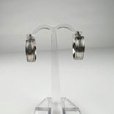 Cercei creole argint 925, 15 mm, prindere continua eleganta - vedere 1