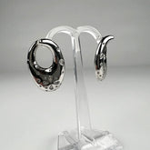 Cercei ear cuff zirconia cu prindere leverback din argint 925 - vedere 1
