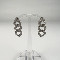 Cercei lungi zirconia cu fluture din argint 925, 23mm - vedere 2