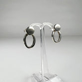 Cercei drop din argint 925 cu prindere fluture, 20 mm - vedere 1