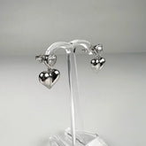 Cercei drop zirconia cu fluture din argint 925 - vedere 1