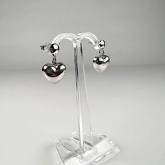 Cercei drop din argint 925 cu prindere fluture eleganti - vedere 1