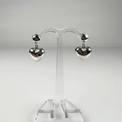 Cercei drop din argint 925 cu prindere fluture eleganti - vedere 2