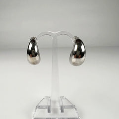 Cercei drop din argint 925 cu prindere fluture - 21mm - vedere 2