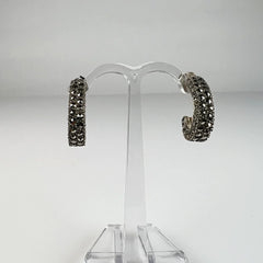 Cercei marcasite cu surub si fluture din argint 925 - vedere 2