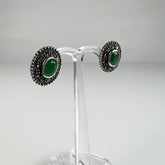 Cercei marcasite cu surub si fluture din argint 925 - vedere 1