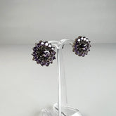 Cercei marcasite cu surub si fluture din argint 925 - vedere 1