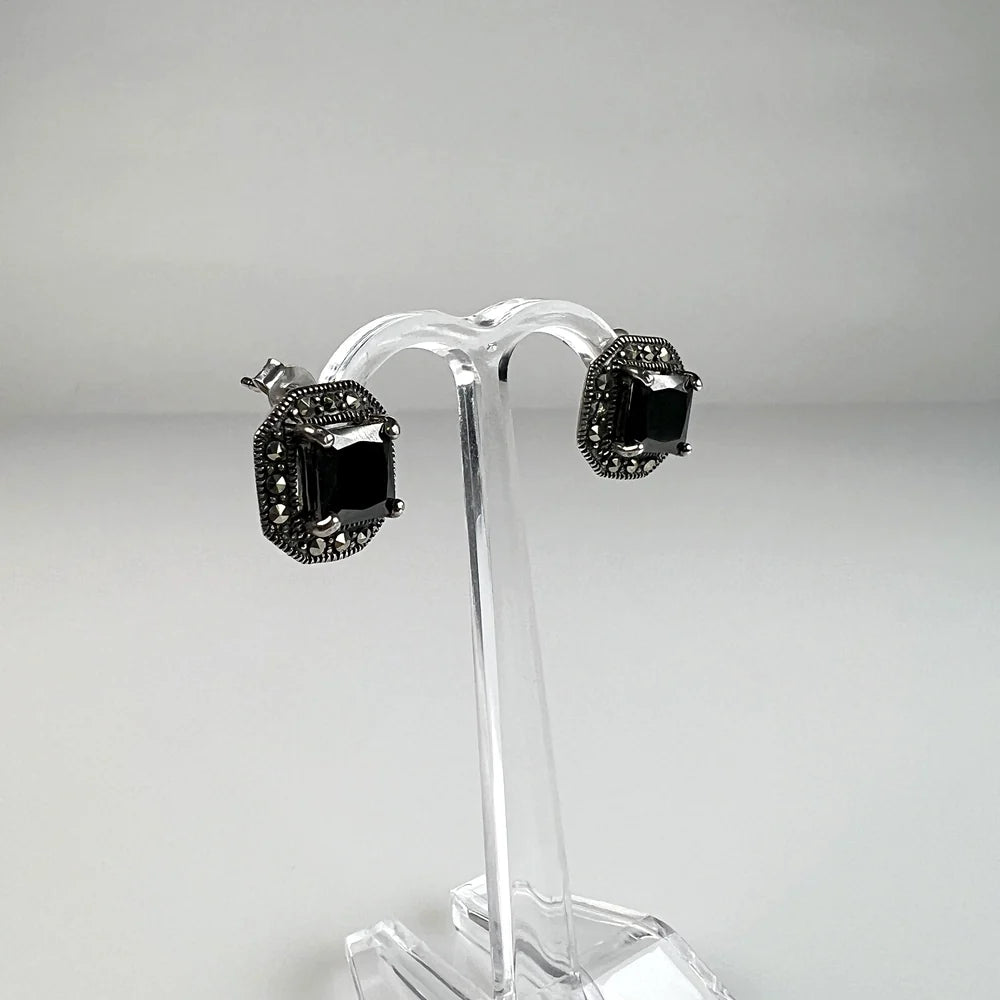 Cercei surub zirconia cu fluture din argint 925 10mm - vedere 1