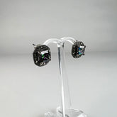 Cercei cu zirconia si prindere fluture din argint 925 - vedere 1