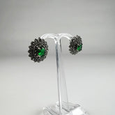 Cercei cu zirconia si surub din argint 925, 15 mm - vedere 1
