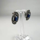 Cercei drop zirconia cu prindere leverback din argint 925 - vedere 1