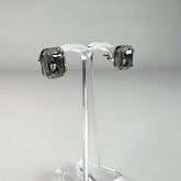 Cercei topaz cu surub si fluture din argint 925 pur - vedere 1
