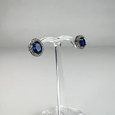 Cercei zirconia cu surub si fluture din argint 925 10mm - vedere 1
