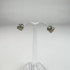 Cercei argint 925 cu zirconia si prindere fluture 6mm - vedere 2