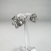 Cercei cu zirconia si prindere fluture din argint 925 - vedere 1