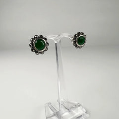 Cercei marcasite cu surub si fluture din argint 925 7mm - vedere 1
