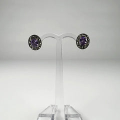 Cercei marcasite cu surub si fluture din argint 925 - vedere 2