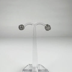 Cercei cu surub zirconia si fluture argint 925 - vedere 2