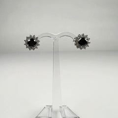 Cercei zirconia cu surub si fluture din argint 925 5mm - vedere 2