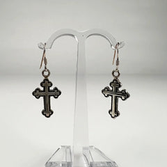 Cercei lungi din argint 925 cu carlig fishhook, 30 mm - vedere 2