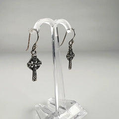 Cercei lungi din argint 925 cu carlig fishhook, 24 mm - vedere 1