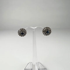 Cercei marcasite cu surub si fluture din argint 925 - vedere 2