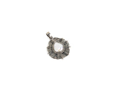 Pandantiv din Argint 925 cu Perle Alb - 30mm x 30mm