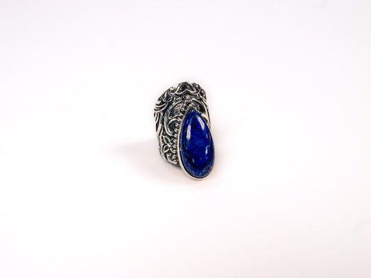 Inel din Argint 925 cu Lapis Lazuli Albastru #1 - Marime 8