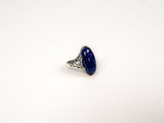 Inel din Argint 925 cu Lapis Lazuli Albastru #2 - Marime 8