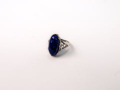 Inel din Argint 925 cu Lapis Lazuli Albastru #2 - Marime 8