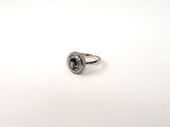 Inel din Argint 925 cu Zirconia Multicolor - Marime 9