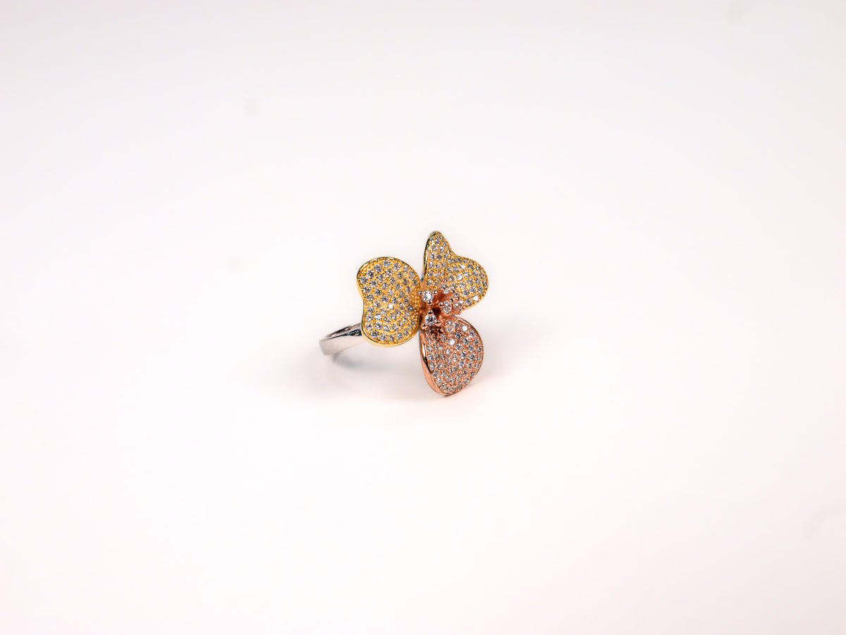 Inel din Argint 925 cu Zirconia Galben - Marime 7