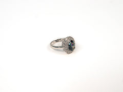 Inel din Argint 925 cu Topaz Multicolor - Marime 6,7,8 si 9