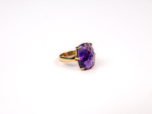 Inel din Argint 925 cu Argint Aurit - Marime 8.5