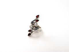 Inel din Argint 925 cu Perle Alb - Marime 8