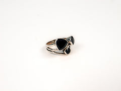 Inel din Argint 925 cu Onix Negru #2 - Marime 9