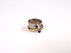 Inel din Argint 925 cu Lapis Lazuli Albastru - Marime 8 si 9