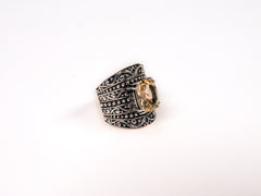 Inel din Argint 925 cu Citrin #3 - Marime 8.5