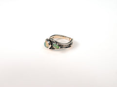 Inel din Argint 925 cu Opal Alb - Marime 8.5