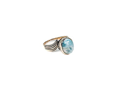Inel din Argint 925 cu Larimar Albastru #3 - Marime 9