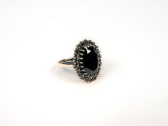 Inel din Argint 925 cu Onix Negru #3 - Marime 9