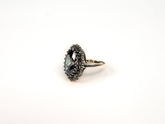 Inel din Argint 925 cu Topaz Mistic Multicolor - Marime 9