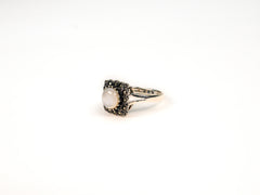 Inel din Argint 925 cu Sidef Alb - Marime 8