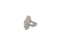 Inel din Argint 925 cu Zirconia Alb #1 - Marime 7.5