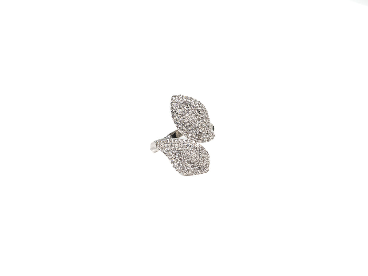 Inel din Argint 925 cu Zirconia Alb #3 - Marime 8
