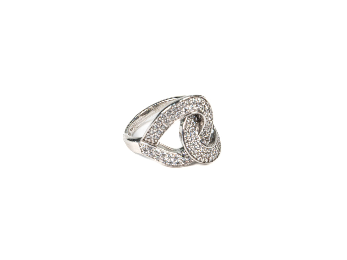 Inel din Argint 925 cu Zirconia Incolor #1 - Marime 8