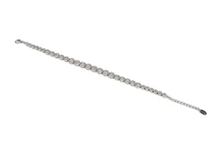 Bratara din Argint 925 - cu Zirconia - Reglabila - 200mm x 5mm - Incolor #1