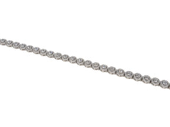 Bratara din Argint 925 - cu Zirconia - Fixa - 180mm x 5mm - Incolor #1